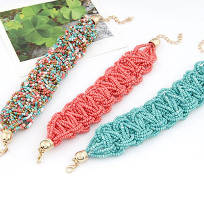 Multicolor Vintage Cuff Bracelets - Floral Fawna