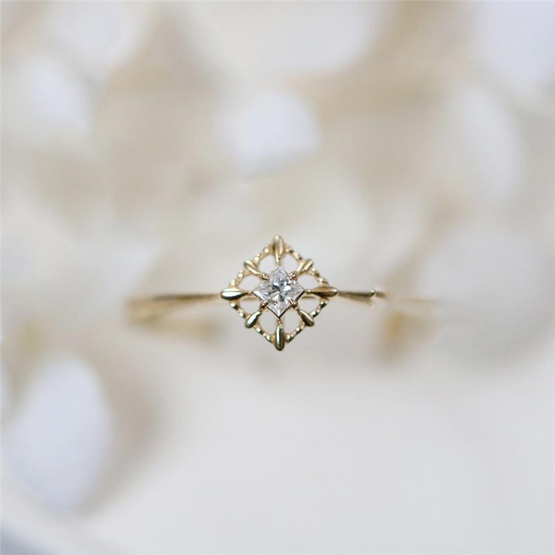 Dainty Northern Star Ring - Floral Fawna