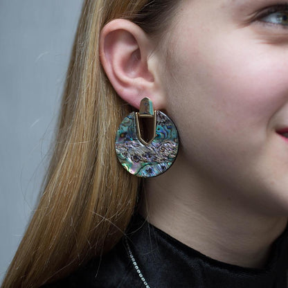 Abalone Beauty Earrings - Floral Fawna