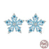 Blooming Snowflakes Sterling Silver Earrings - Floral Fawna