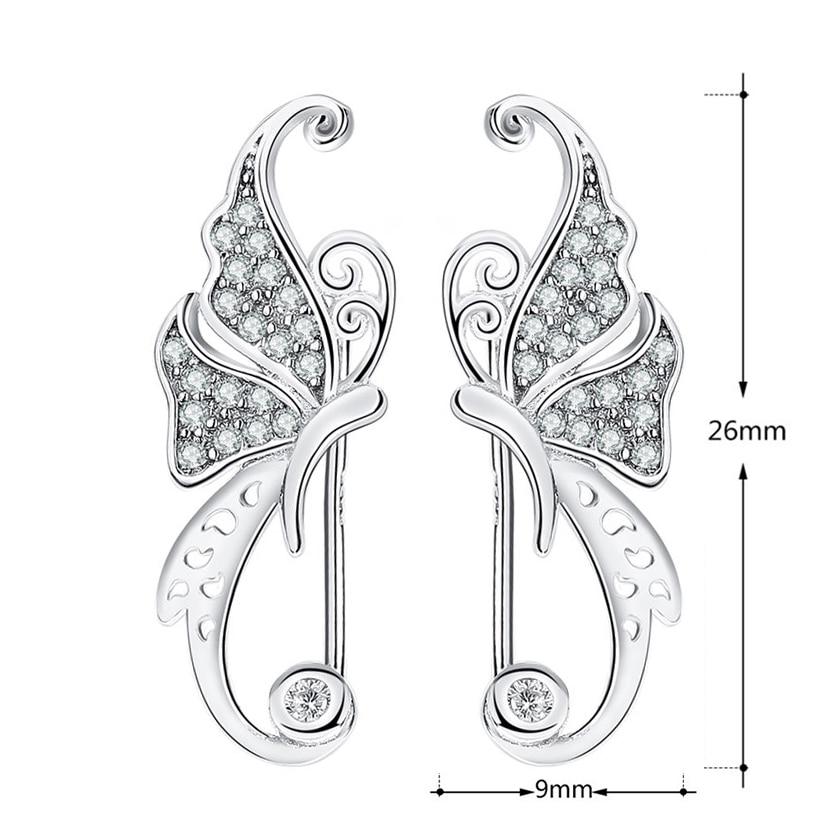Butterfly Wings Sterling Silver Earrings - Floral Fawna