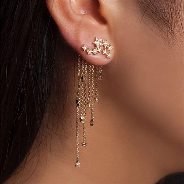Constellation &amp; Shooting Stars Earrings - Floral Fawna