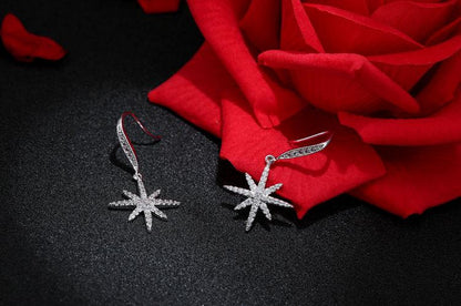 Guiding Star Sterling Silver Earrings - Floral Fawna