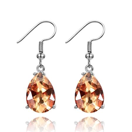 Iridescent Fire Crystal Earrings - Floral Fawna
