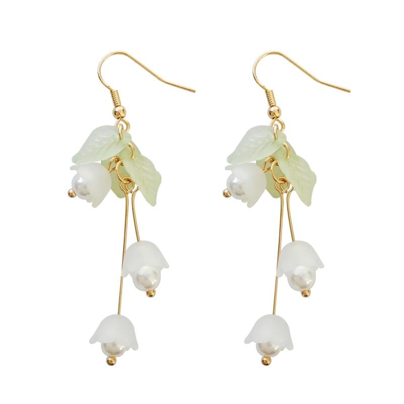 Lily Of The Valley Earrings - Floral Fawna