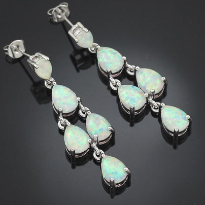 Majestic Opal Queen Earrings - Floral Fawna