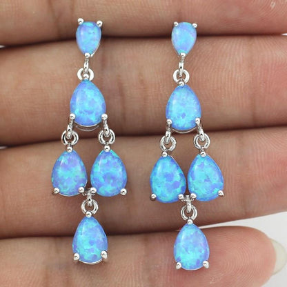 Majestic Opal Queen Earrings - Floral Fawna