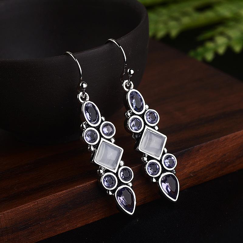 Princess Moonstone Drop Earrings - Floral Fawna