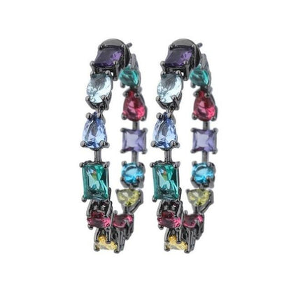 Rainbow Goddess Earrings - Floral Fawna