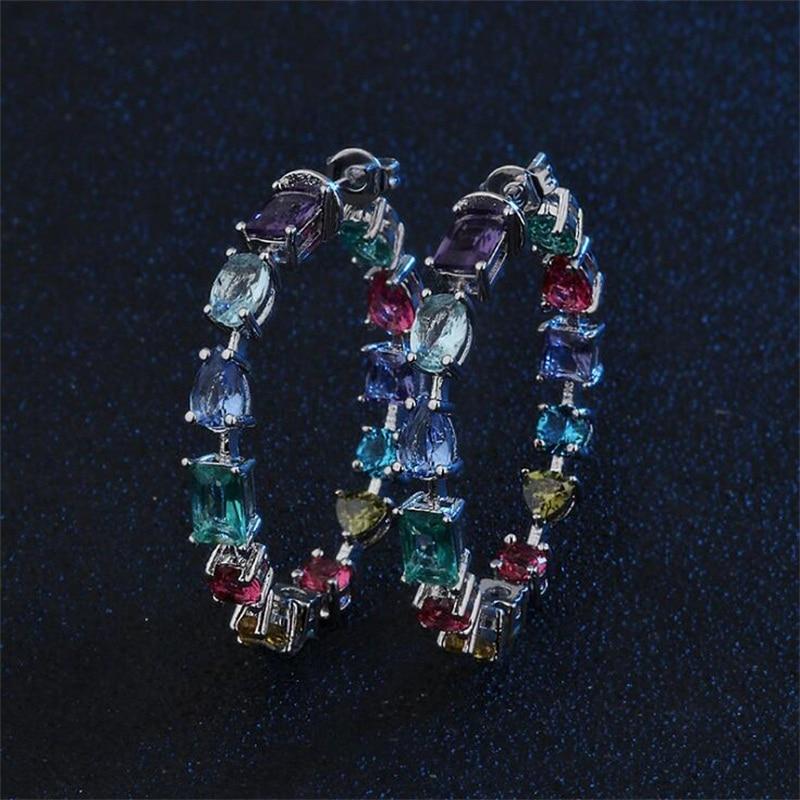Rainbow Goddess Earrings - Floral Fawna