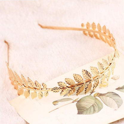Baroque Style Leaves Headband - Floral Fawna