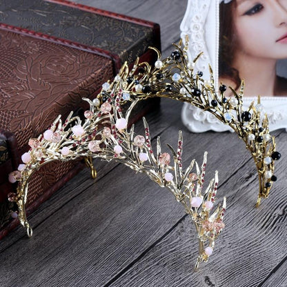 Ice Queen Tiara Headband - Floral Fawna
