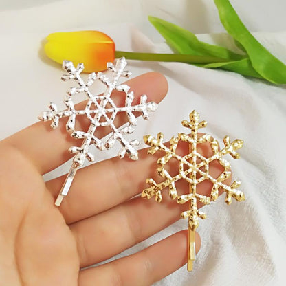Snowflake Hair Pin - Floral Fawna