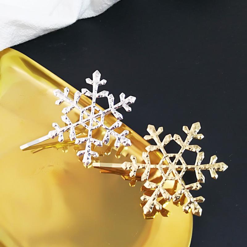 Snowflake Hair Pin - Floral Fawna