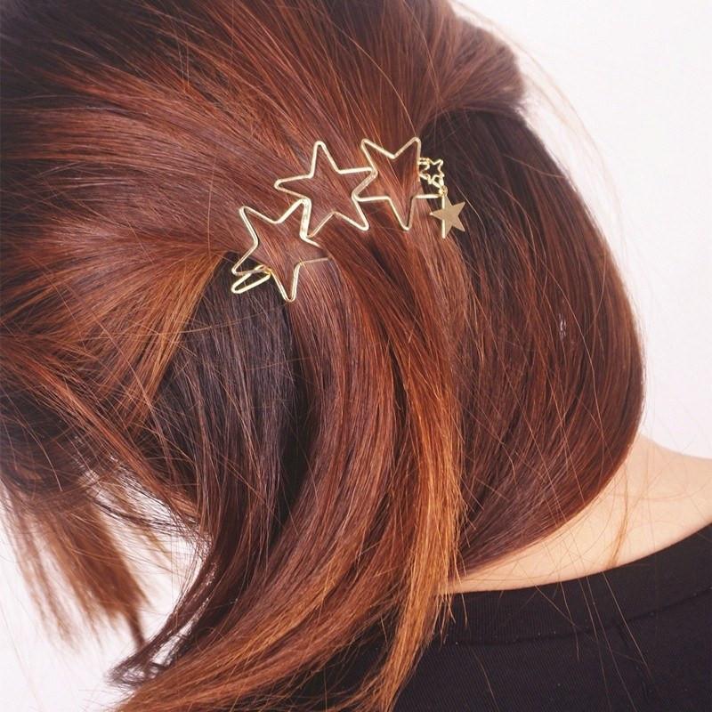 Stars Tassel Hair Clip - Floral Fawna