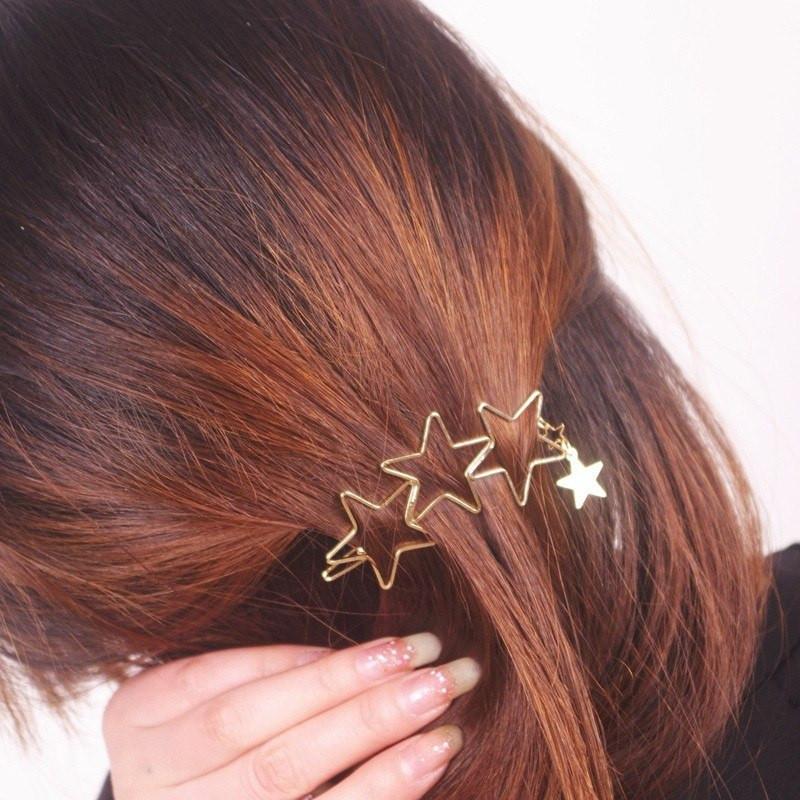 Stars Tassel Hair Clip - Floral Fawna