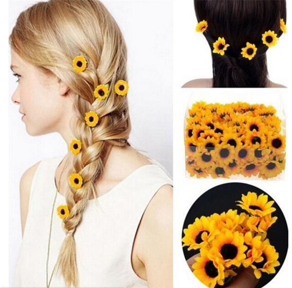 Sunflower Hair Pin Set - Floral Fawna