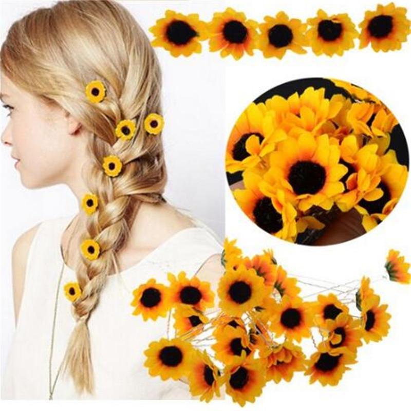 Sunflower Hair Pin Set - Floral Fawna
