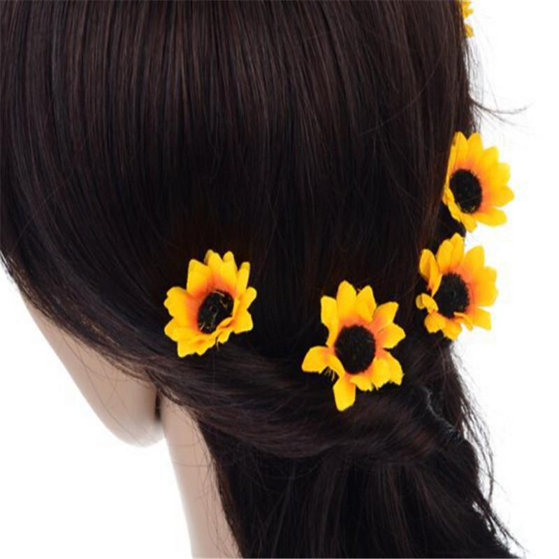 Sunflower Hair Pin Set - Floral Fawna