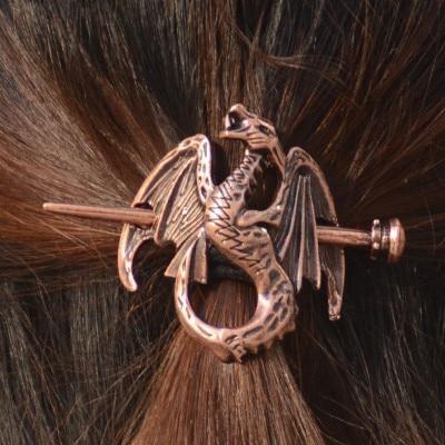 The Dragon Warrior Hair Barrette - Floral Fawna
