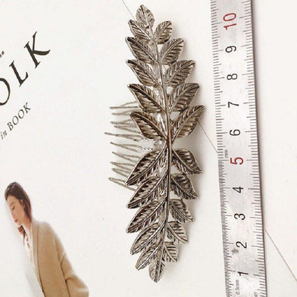 Vintage Style Leaf Branch Hair Comb - Floral Fawna