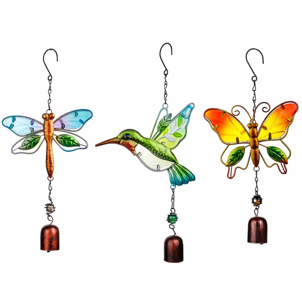 Handmade Hanging Animals Wind Chime - Floral Fawna