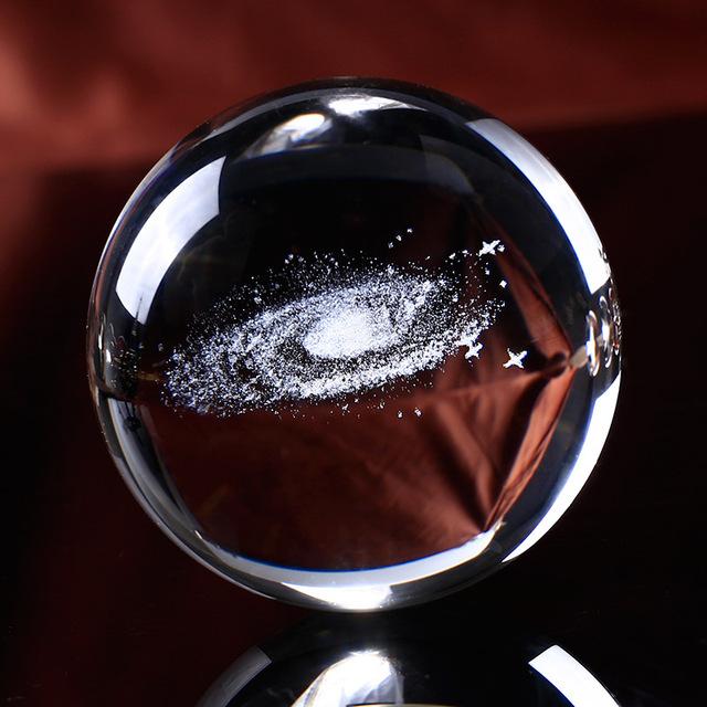Miniature Galaxy Crystal Ball Home Decor - Floral Fawna