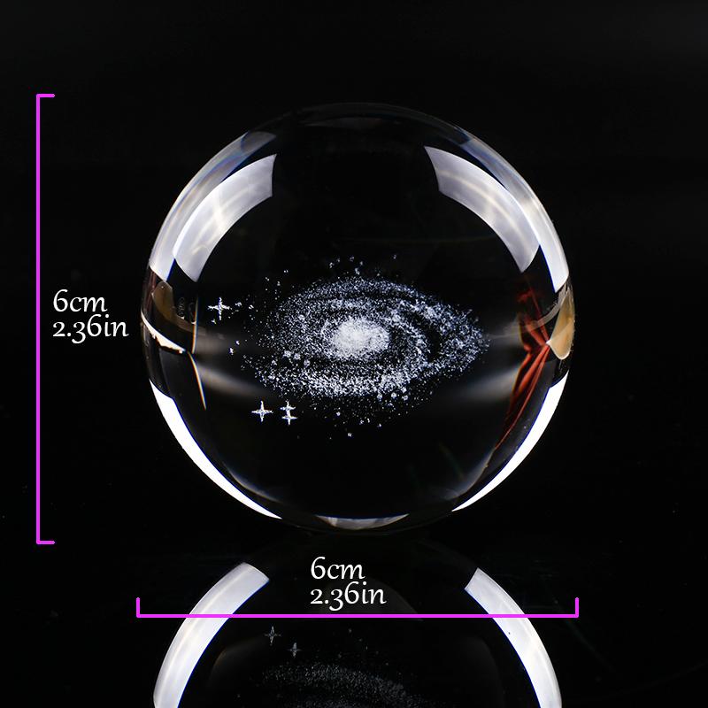 Miniature Galaxy Crystal Ball Home Decor - Floral Fawna