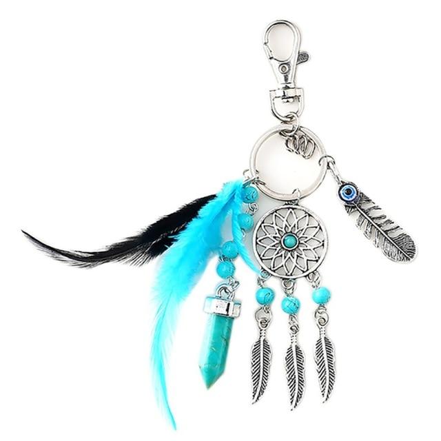 Mystical Dream Catcher Keychain - Floral Fawna