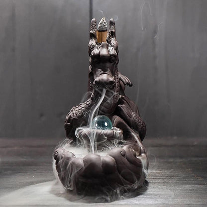The Dragon Oracle Incense Burner - Floral Fawna