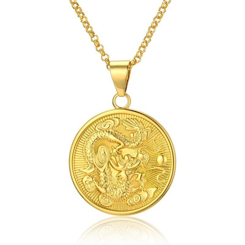 Chinese Zodiac Dragon Necklace - Floral Fawna