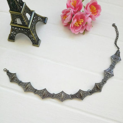 Dragon Warrior Gothic Style Necklace - Floral Fawna