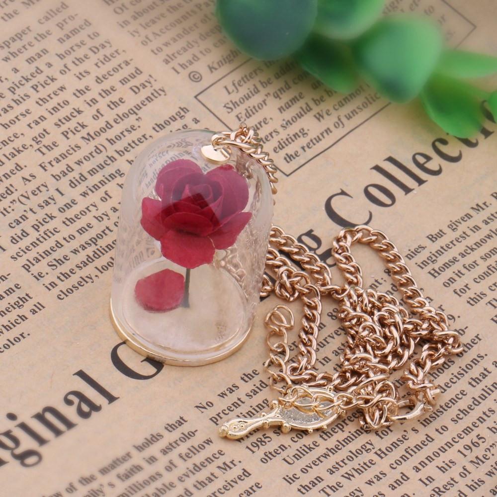 Eternal Rose Fairy Tale Necklace - Floral Fawna