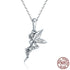 Flower Fairy Sterling Silver Necklace - Floral Fawna