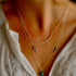 Hamsa Necklace Kabbalah - Boho Hamsa & Evil Eye Bead, Turquoise Pendant & Necklace - Floral Fawna