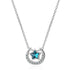 Lovely Moon & Star Necklace - Floral Fawna