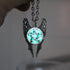 Magical Glow In The Dark Pentagram Necklace - Floral Fawna