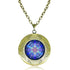 Mandala Glass Dome Choker Locket Necklace - Floral Fawna