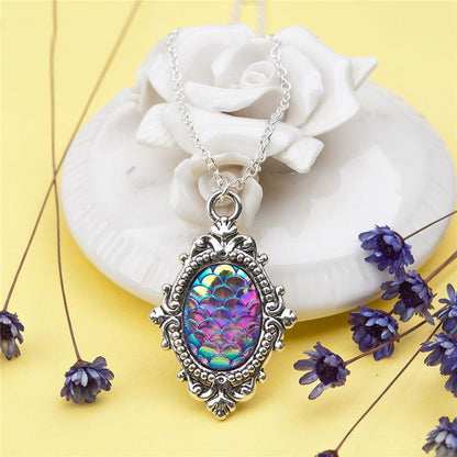 Mermaid Queen Necklace - Floral Fawna