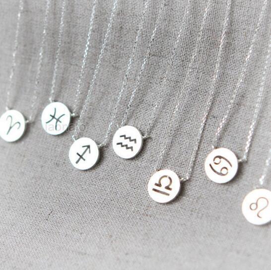 Minimalist Zodiac Sign Necklace - Floral Fawna