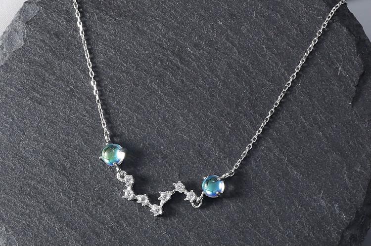 Moonstone Constellation Necklace - Floral Fawna