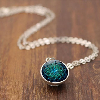 Mystic Flower of Life Necklace - Floral Fawna