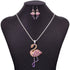 Pink Flamingos Necklace & Earrings Set - Floral Fawna