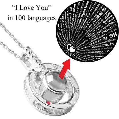 Romantic 100 Languages Of Love Necklace - Floral Fawna