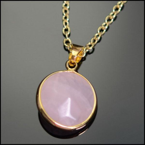 Round Gems Pendant Necklace - Floral Fawna