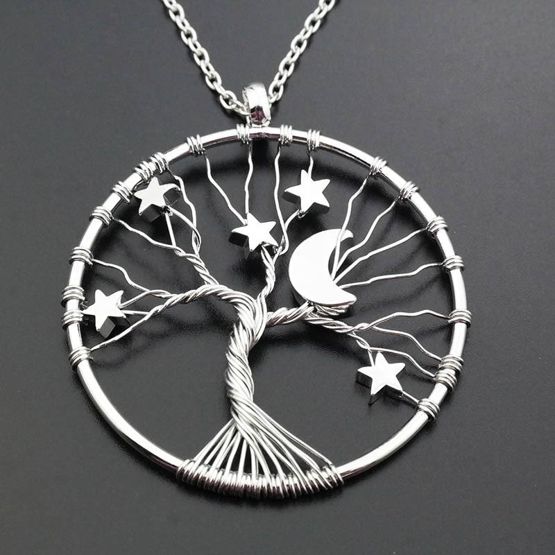 Starry Night &amp; Tree Of Life Necklace - Floral Fawna