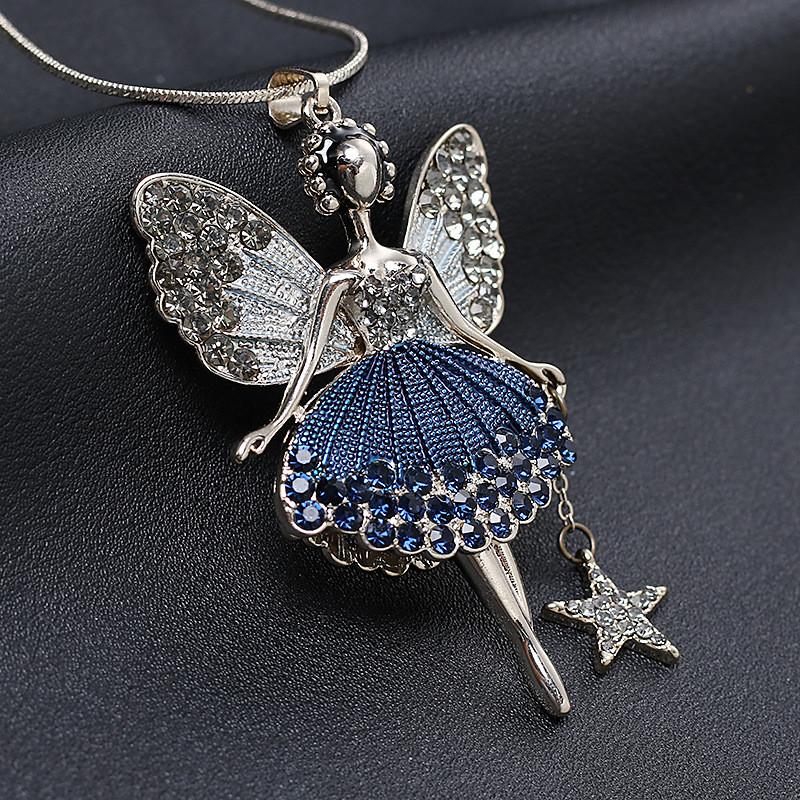 The Fairy Of Winter Necklace - Floral Fawna