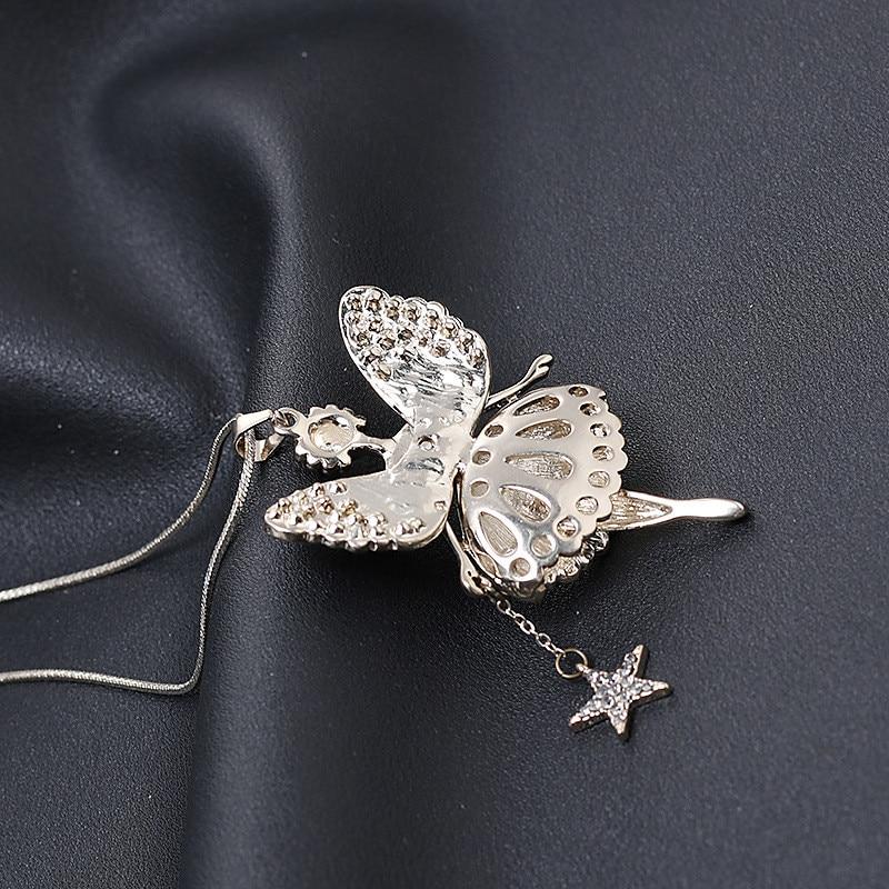 The Fairy Of Winter Necklace - Floral Fawna