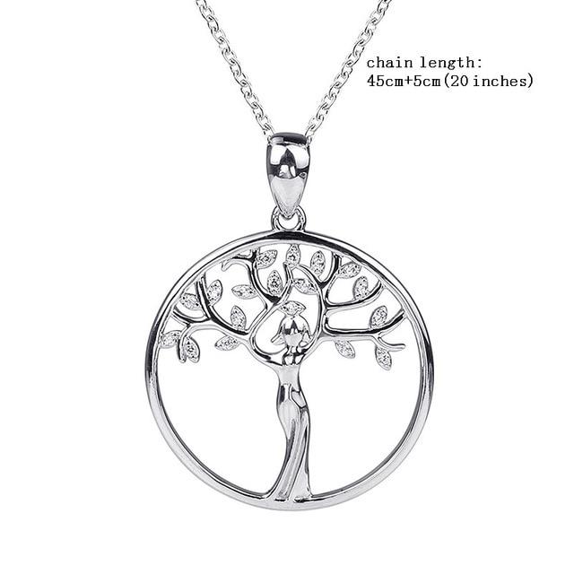 The Tree Of Life Goddess Necklace - Floral Fawna