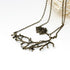 Vintage Style Leaf Branch Necklace - Floral Fawna